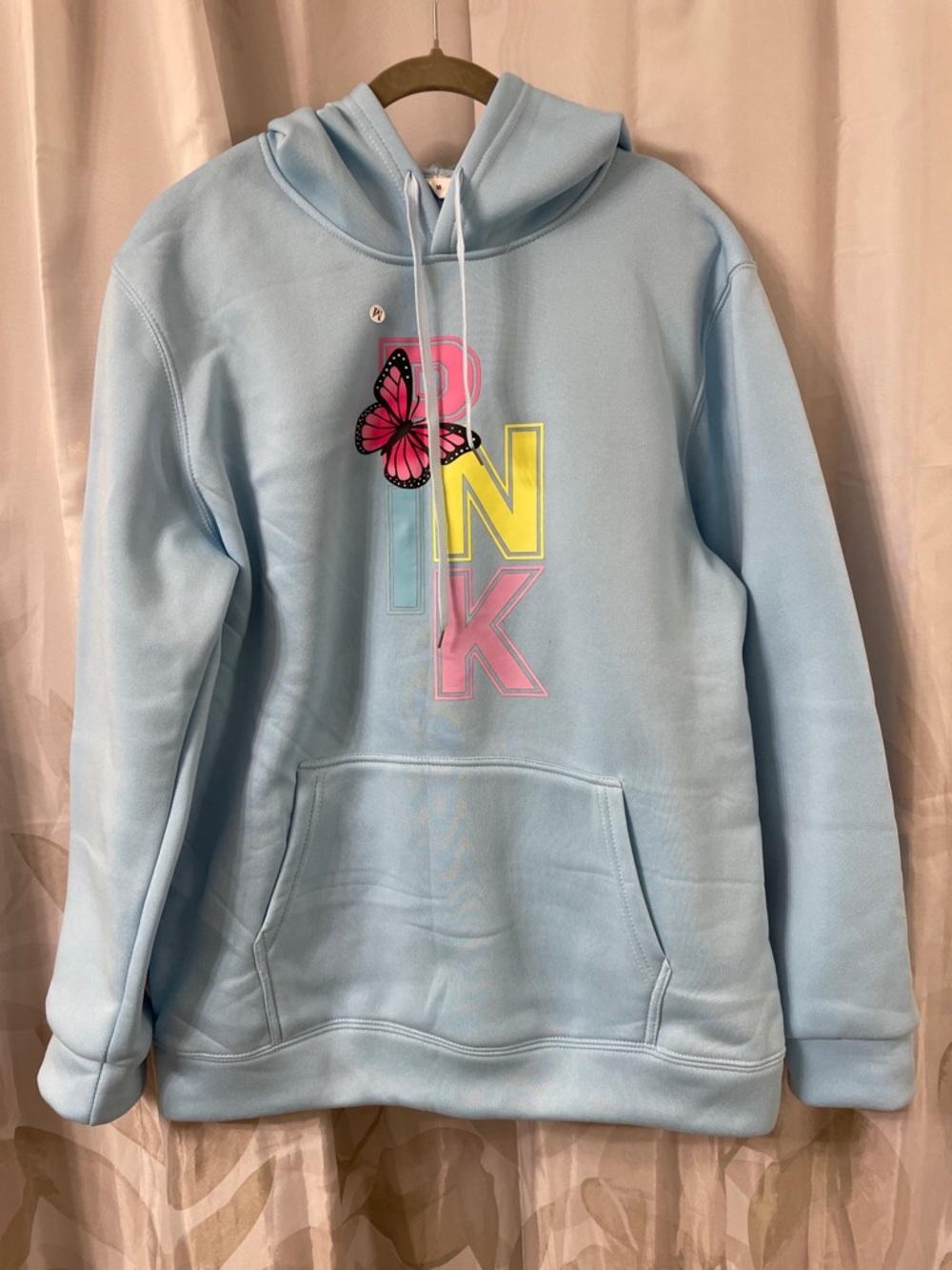 Light Blue Pullover Hoodie